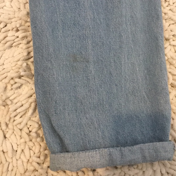 Bluenotes distressed denim overalls small - Picture 8 of 9